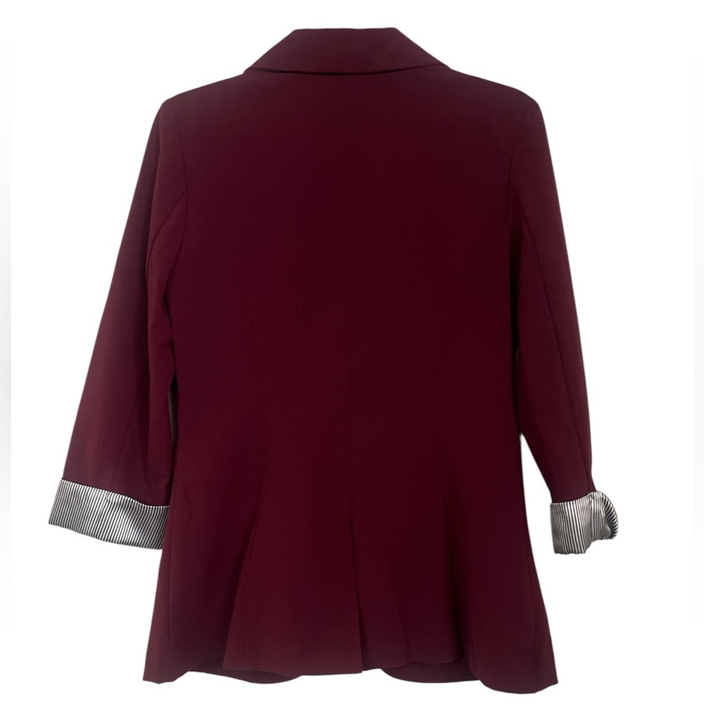 BCX Deep Burgundy Women's Blazer - Picture 3 of 8